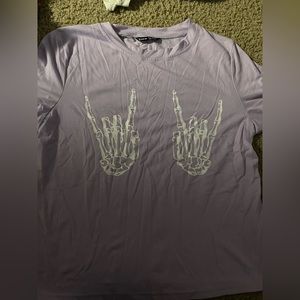 Purple T Shirt with design